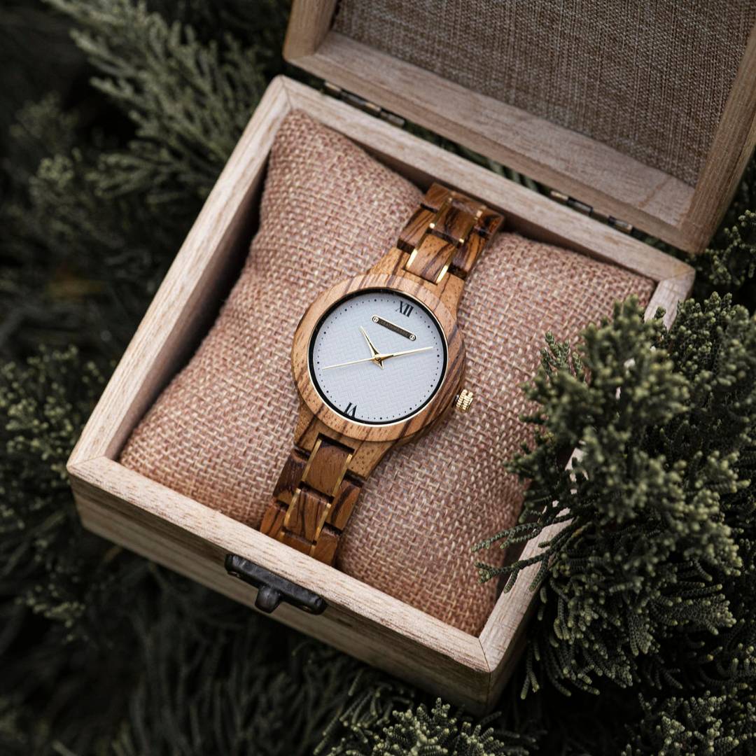 Zebra - Wooden Watch
