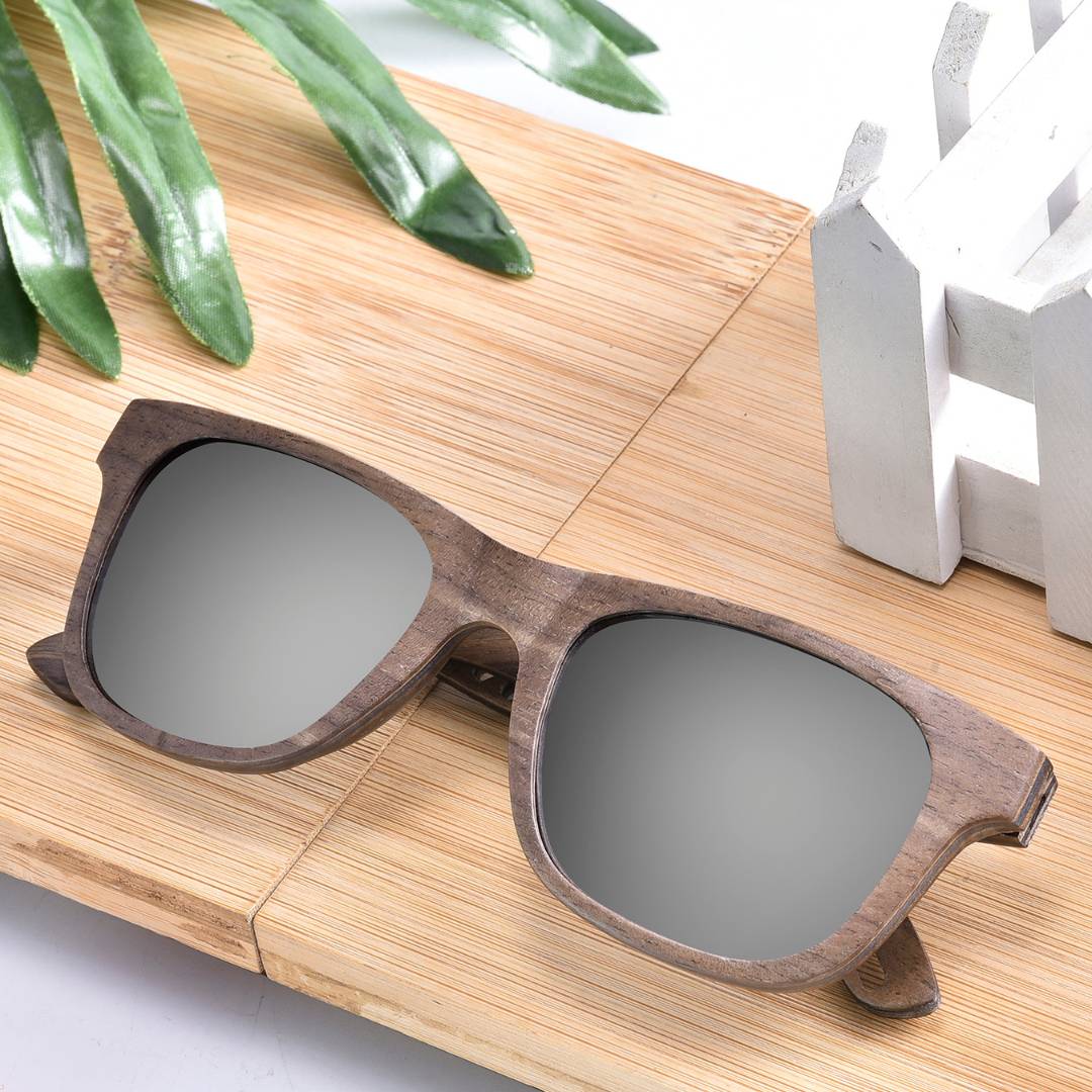 Bison - Wooden Sunglasses