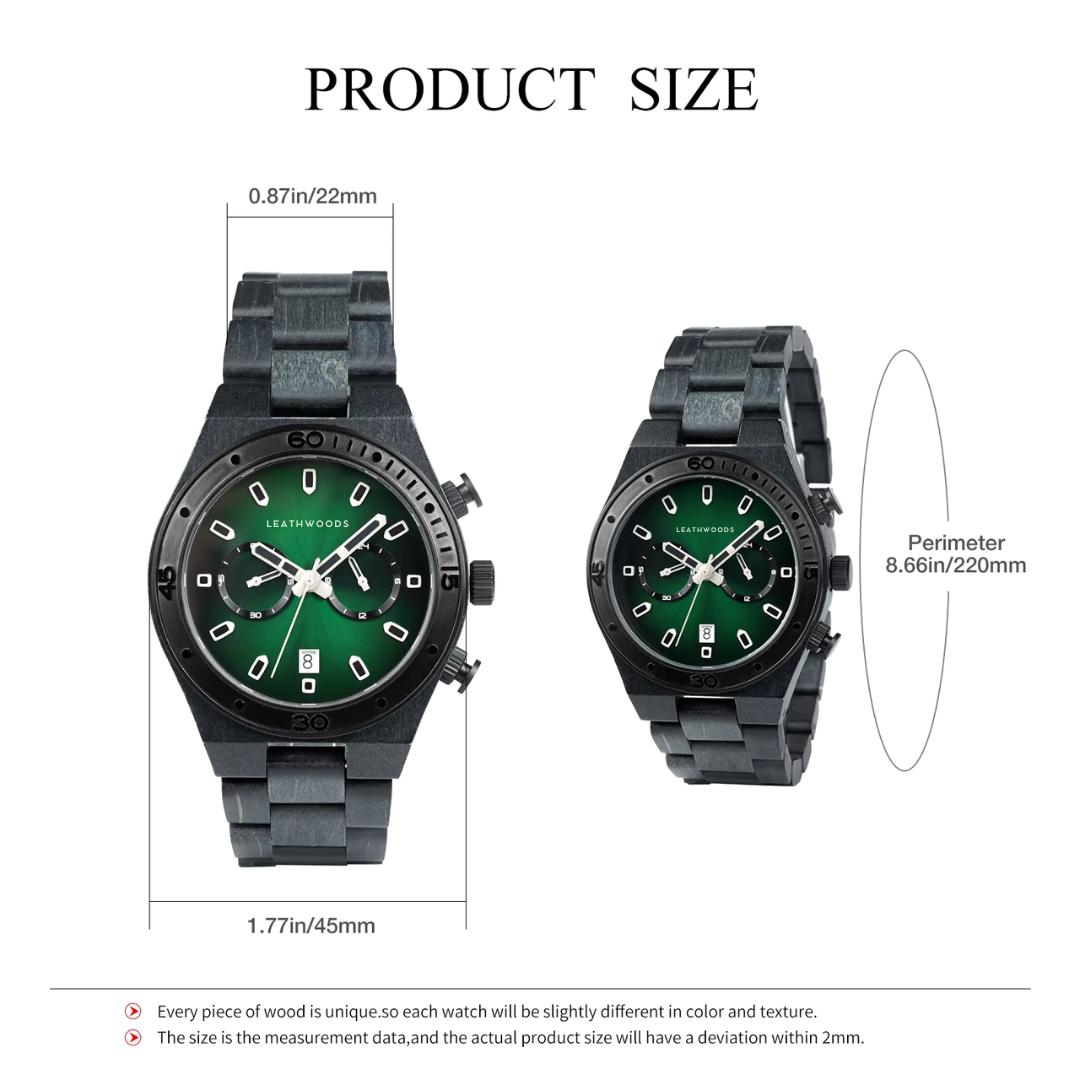 Emerald - Wooden Watch