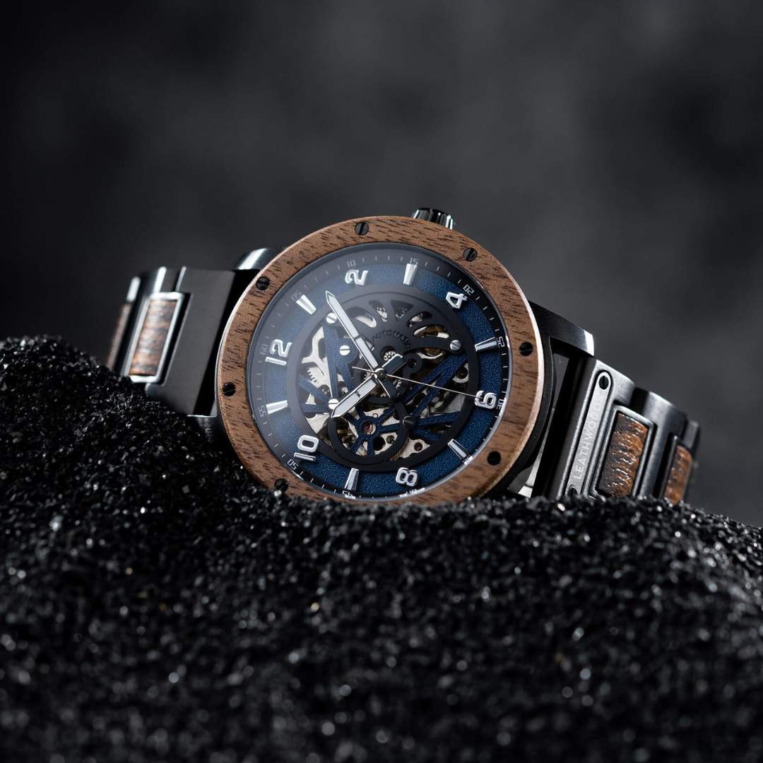 Skeleton X - Wooden Watch