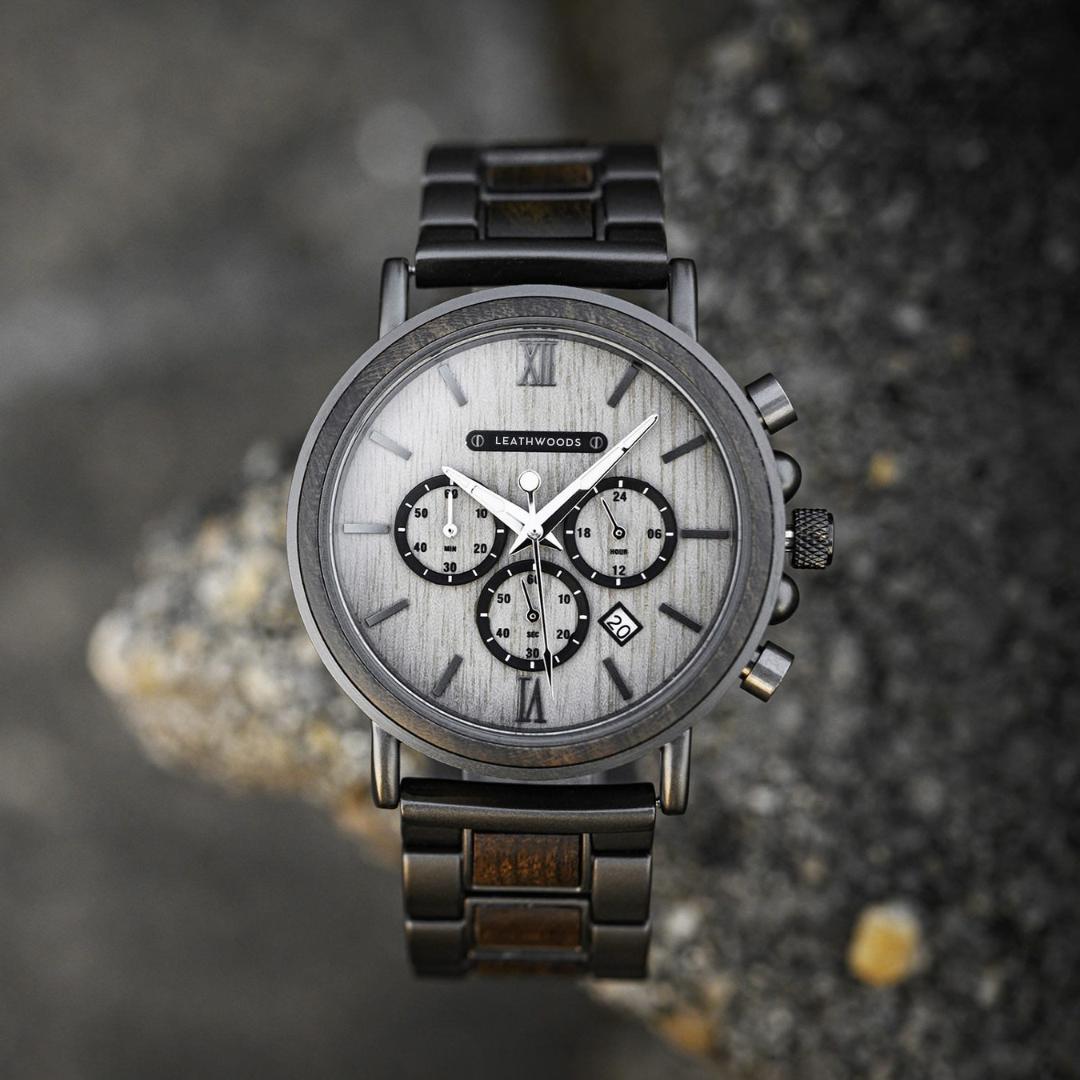 Gray Hawk - Wooden Watch