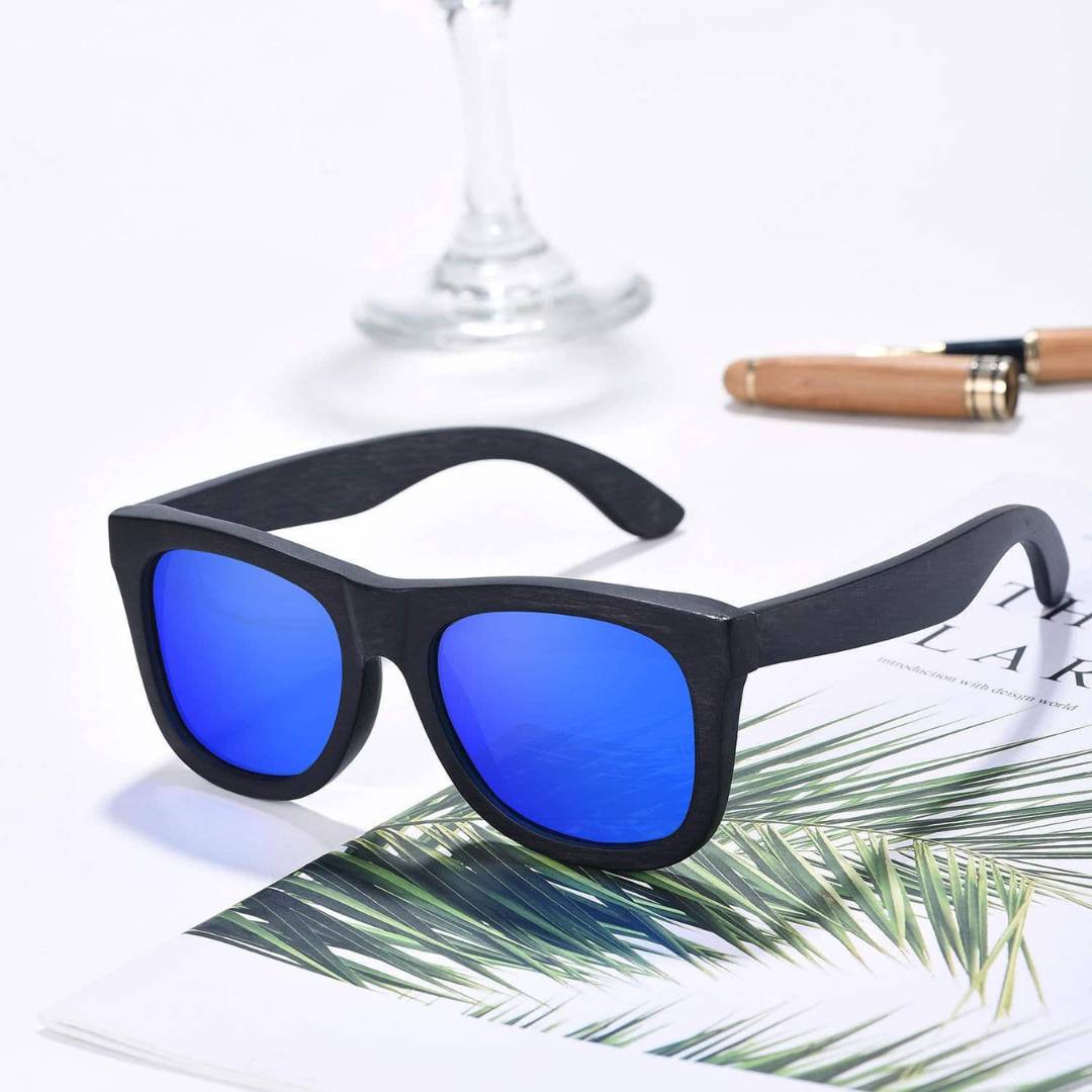 Cobalt - Wooden Sunglasses