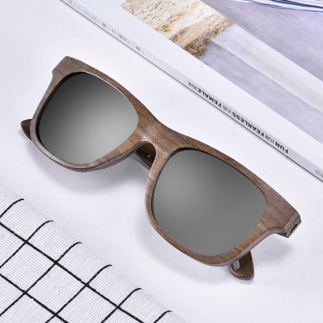 Bison - Wooden Sunglasses