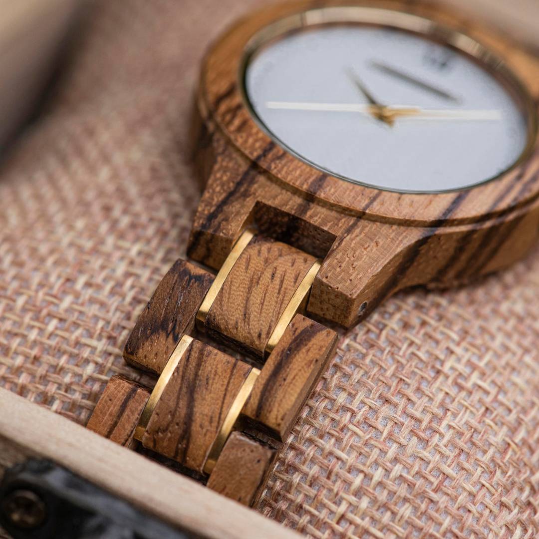 Zebra - Wooden Watch