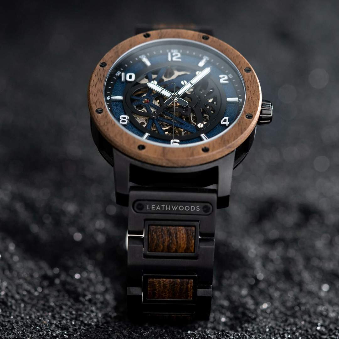 Skeleton X - Wooden Watch