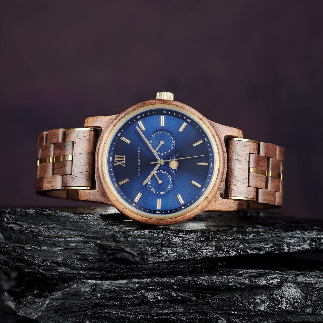 Starry Night - Wooden Watch