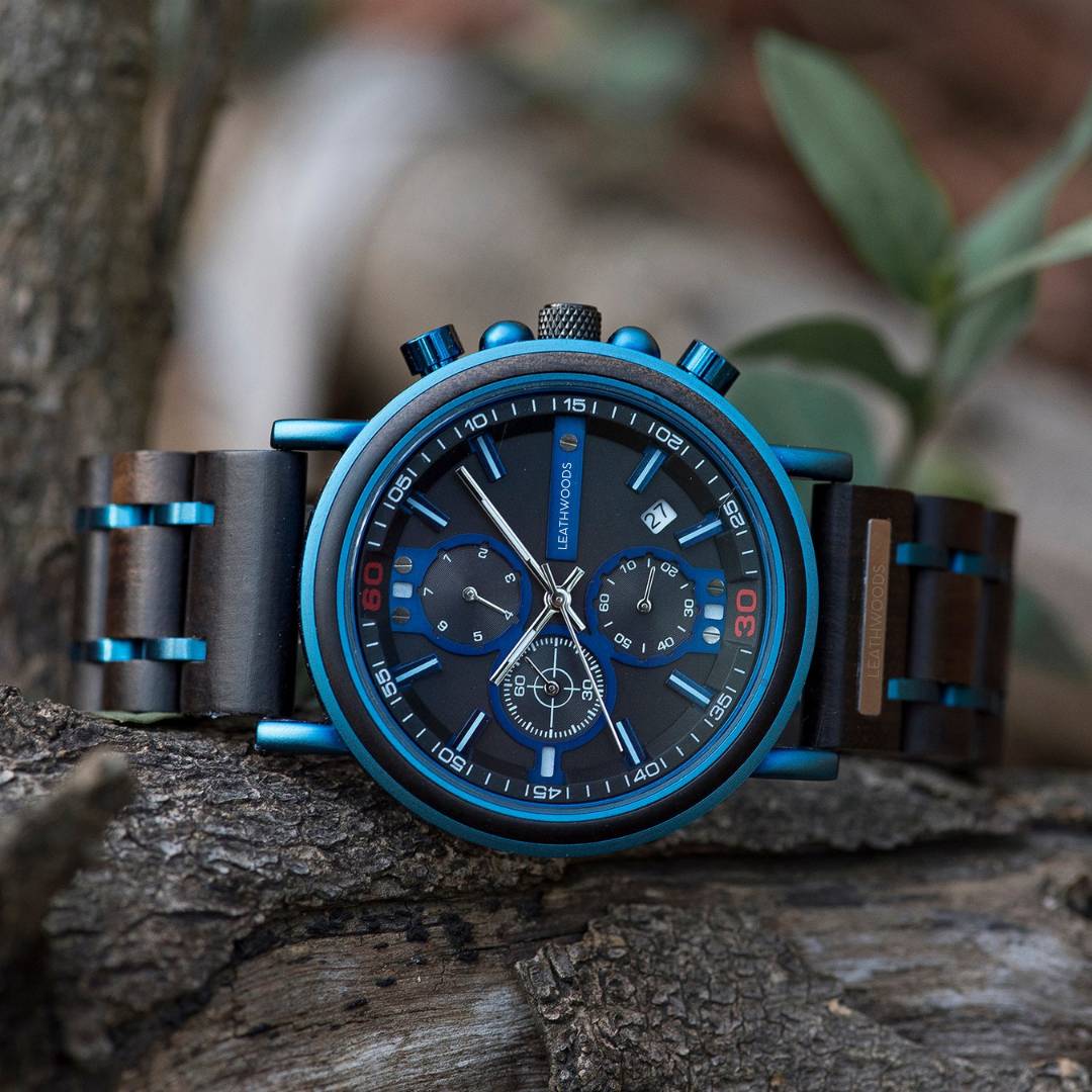Azure - Wooden Watch