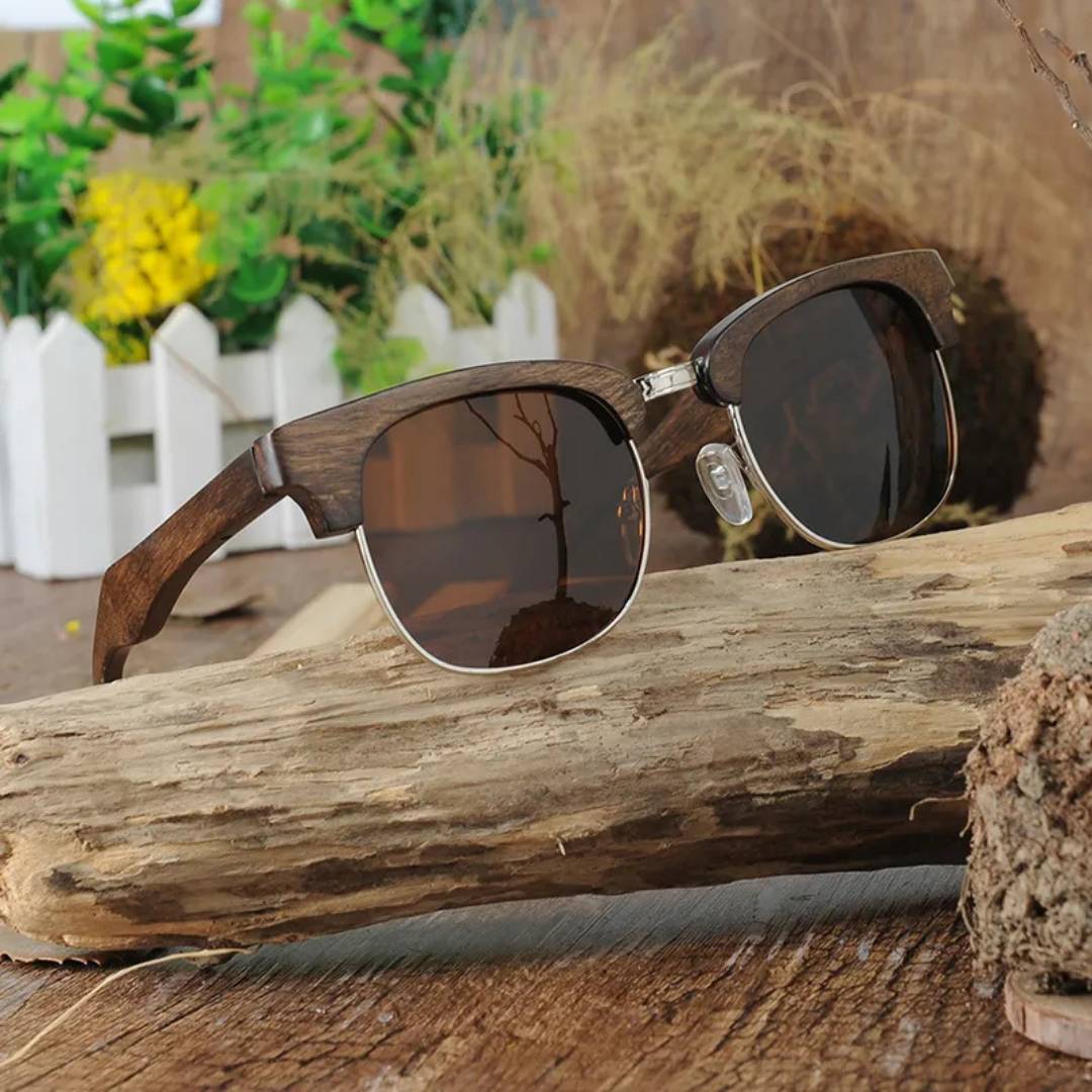 Walnut - Wooden Sunglasses