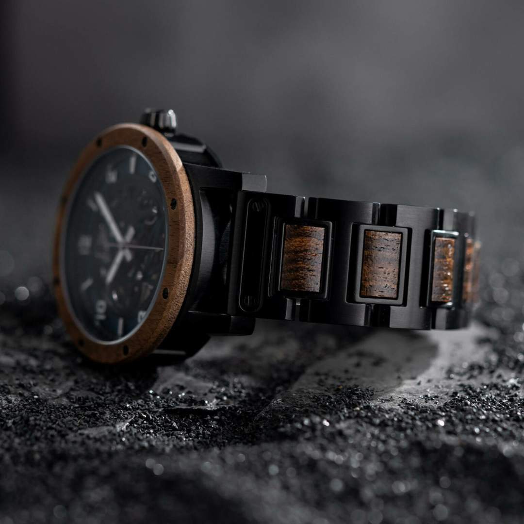 Skeleton X - Wooden Watch