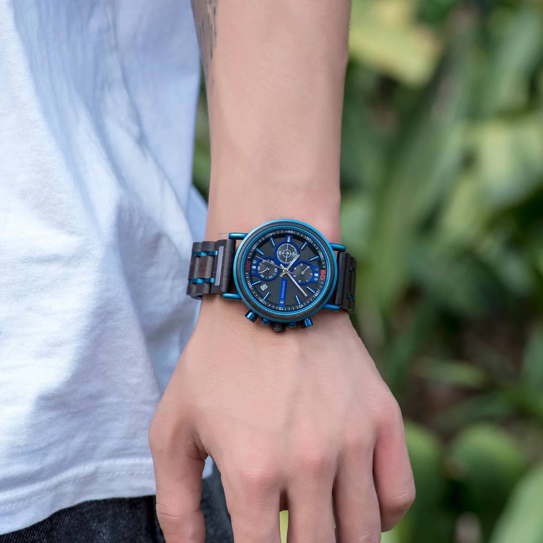 Azure - Wooden Watch