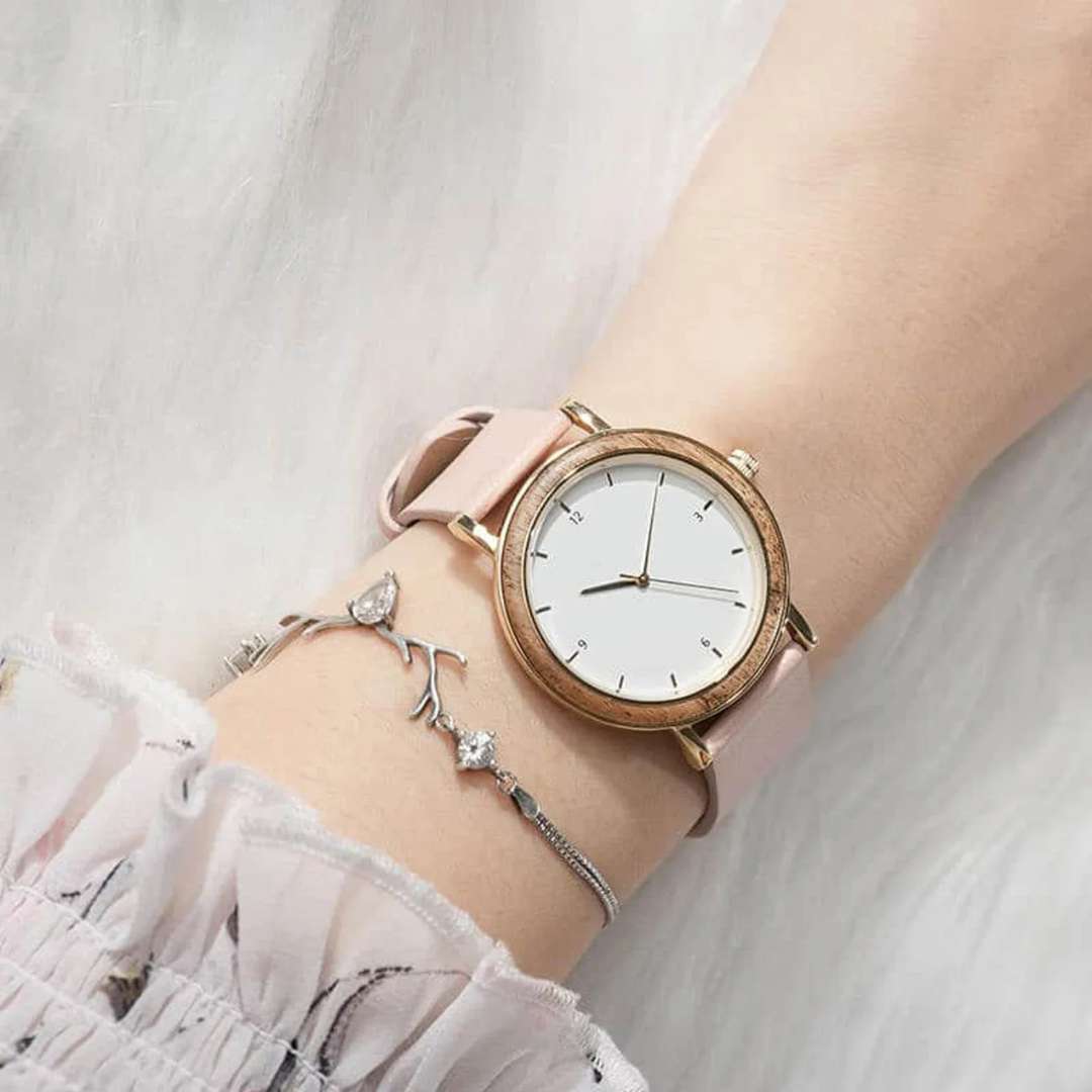 Flora - Wooden Watch