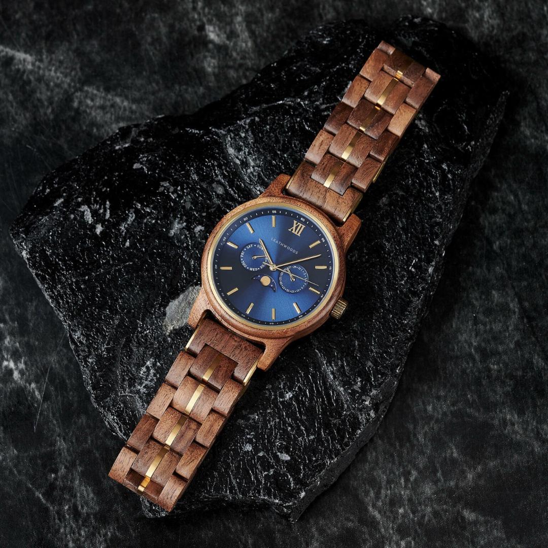 Starry Night - Wooden Watch