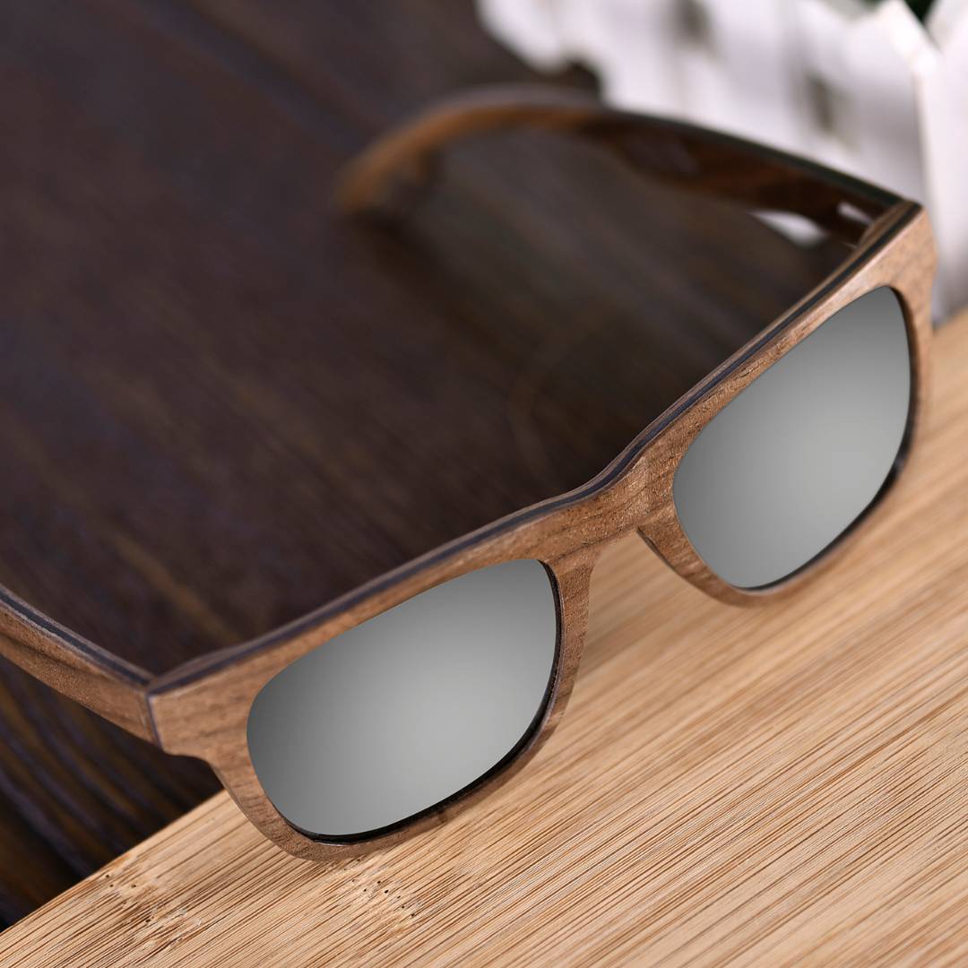 Bison - Wooden Sunglasses