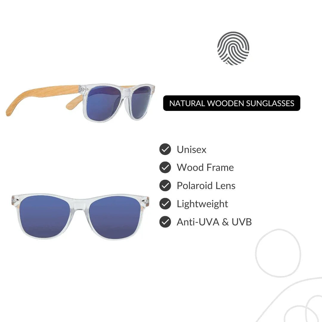 Oreo - Wooden Sunglasses - LEATHWOODS