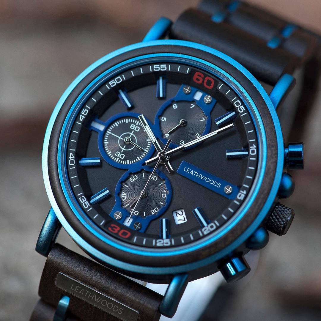Azure - Wooden Watch