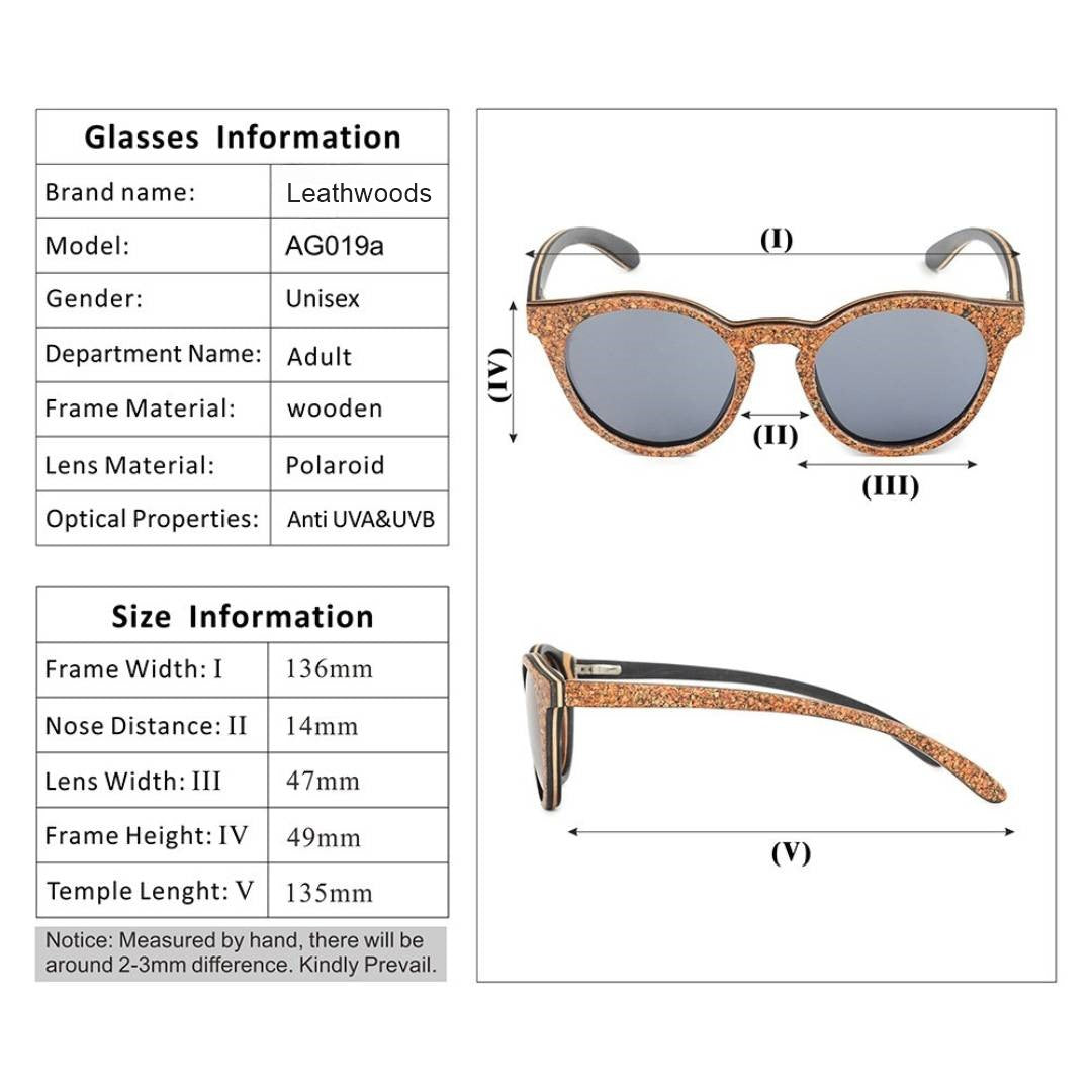 Pebble - Wooden Sunglasses