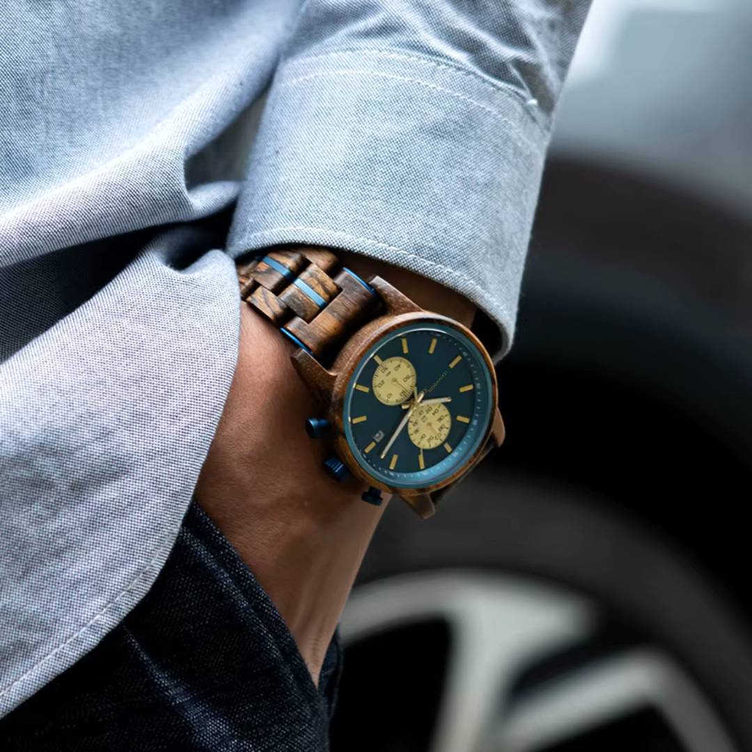 Blue Jay - Wooden Watch