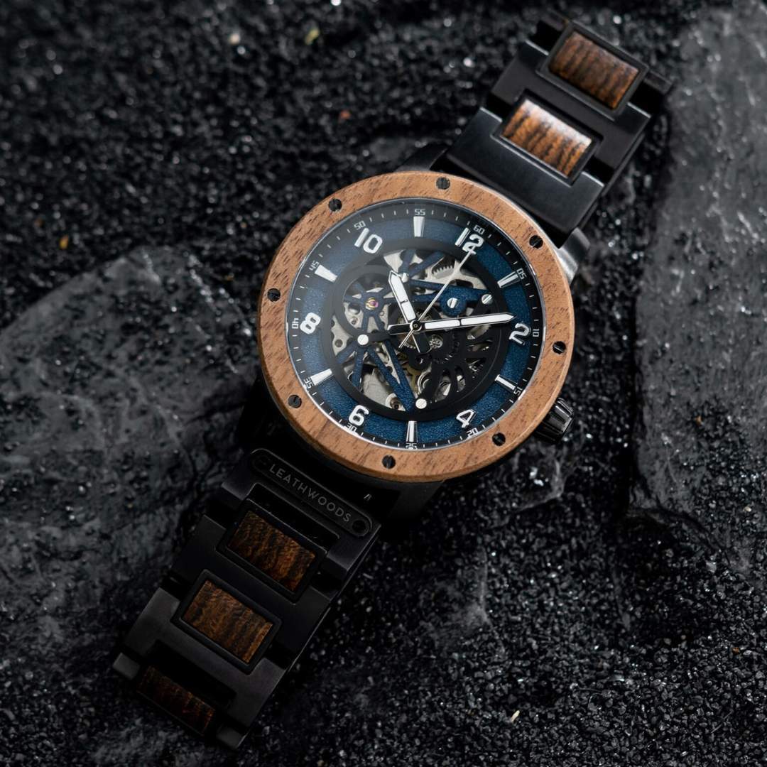 Skeleton X - Wooden Watch