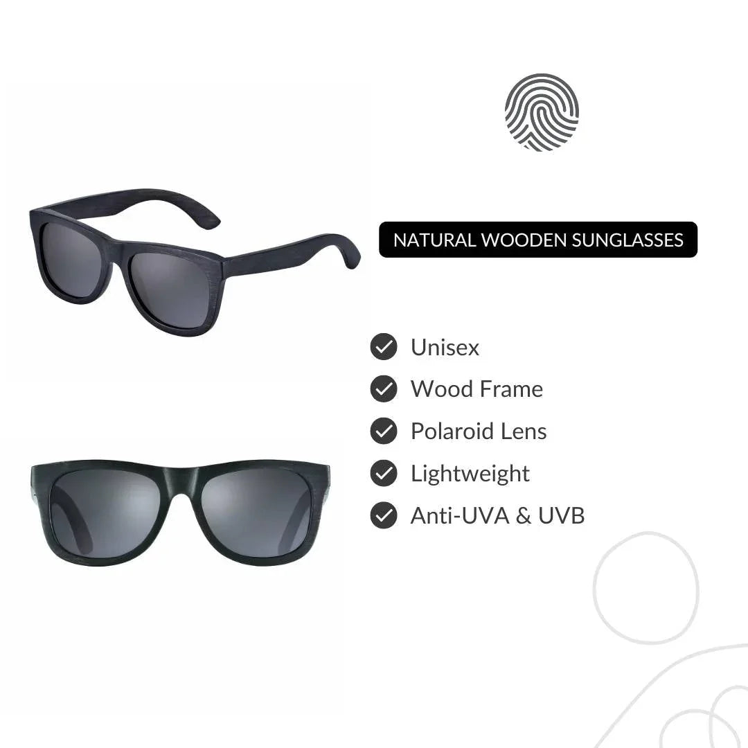 Panther - Wooden Sunglasses - LEATHWOODS