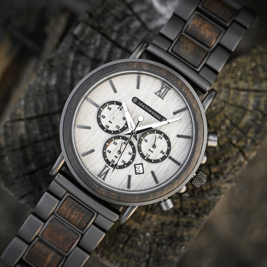Gray Hawk - Wooden Watch