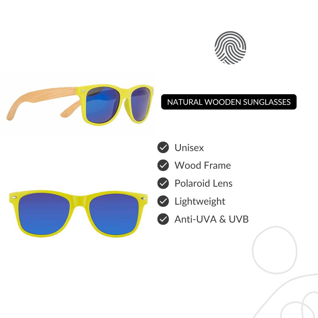 Finch - Wooden Sunglasses
