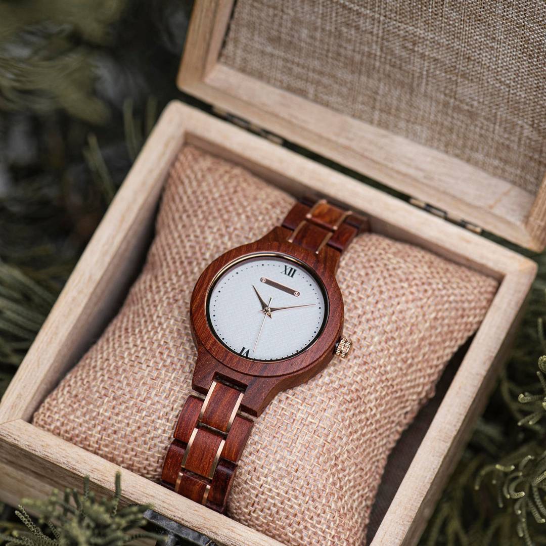 Scarlet - Wooden Watch