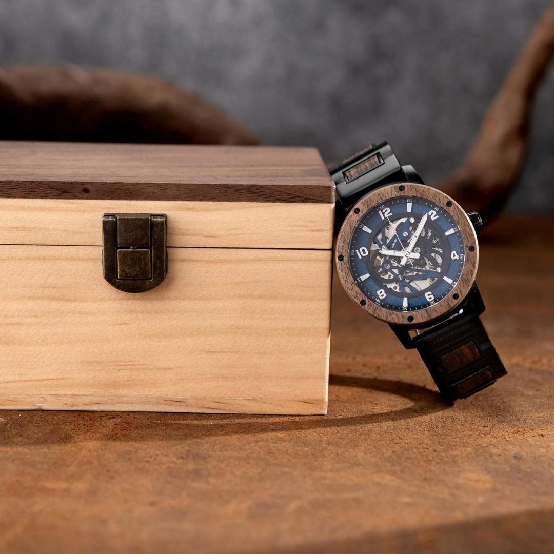 Skeleton X - Wooden Watch