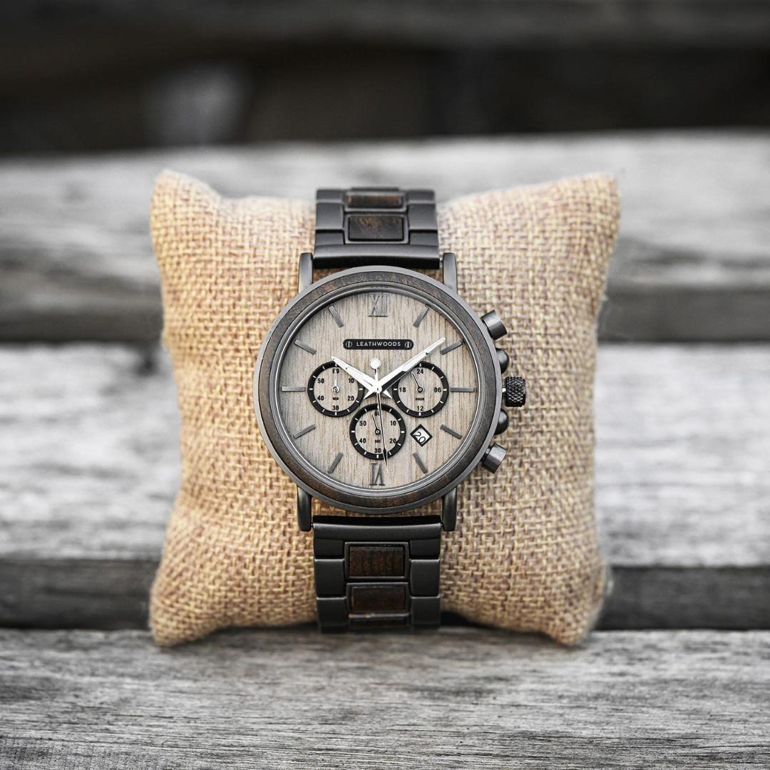 Gray Hawk - Wooden Watch