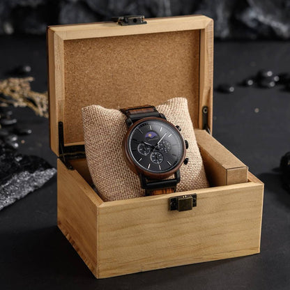 Moonphase - Wooden Watch
