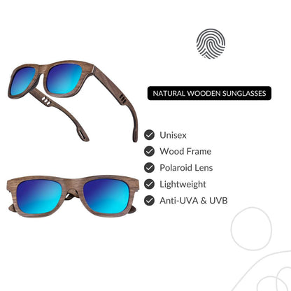 Uranus- Wooden Sunglasses