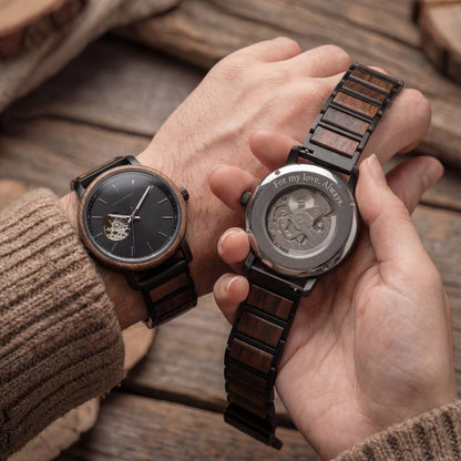 Onyx - Automatic Wooden Watch