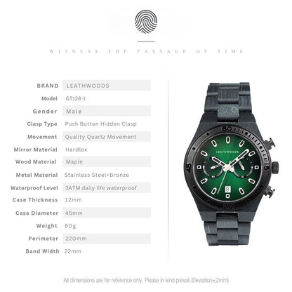 Emerald - Wooden Watch