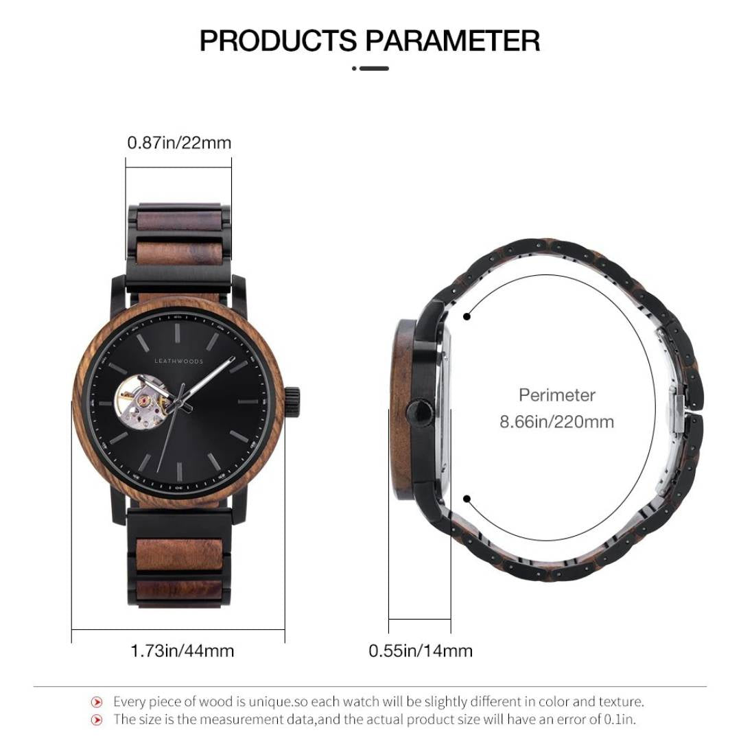 Onyx - Automatic Wooden Watch