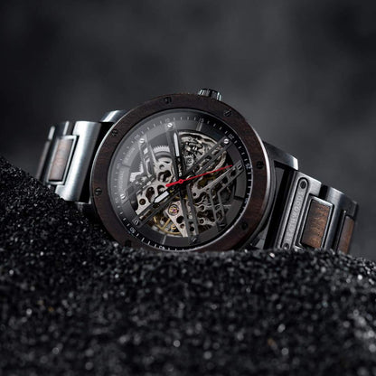 Skeleton - Wooden Watch
