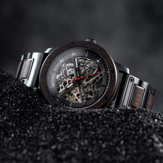 Skeleton - Wooden Watch