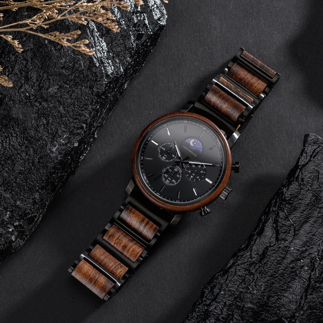 Moonphase - Wooden Watch