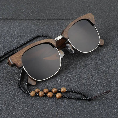 Walnut - Wooden Sunglasses