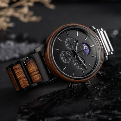 Moonphase - Wooden Watch