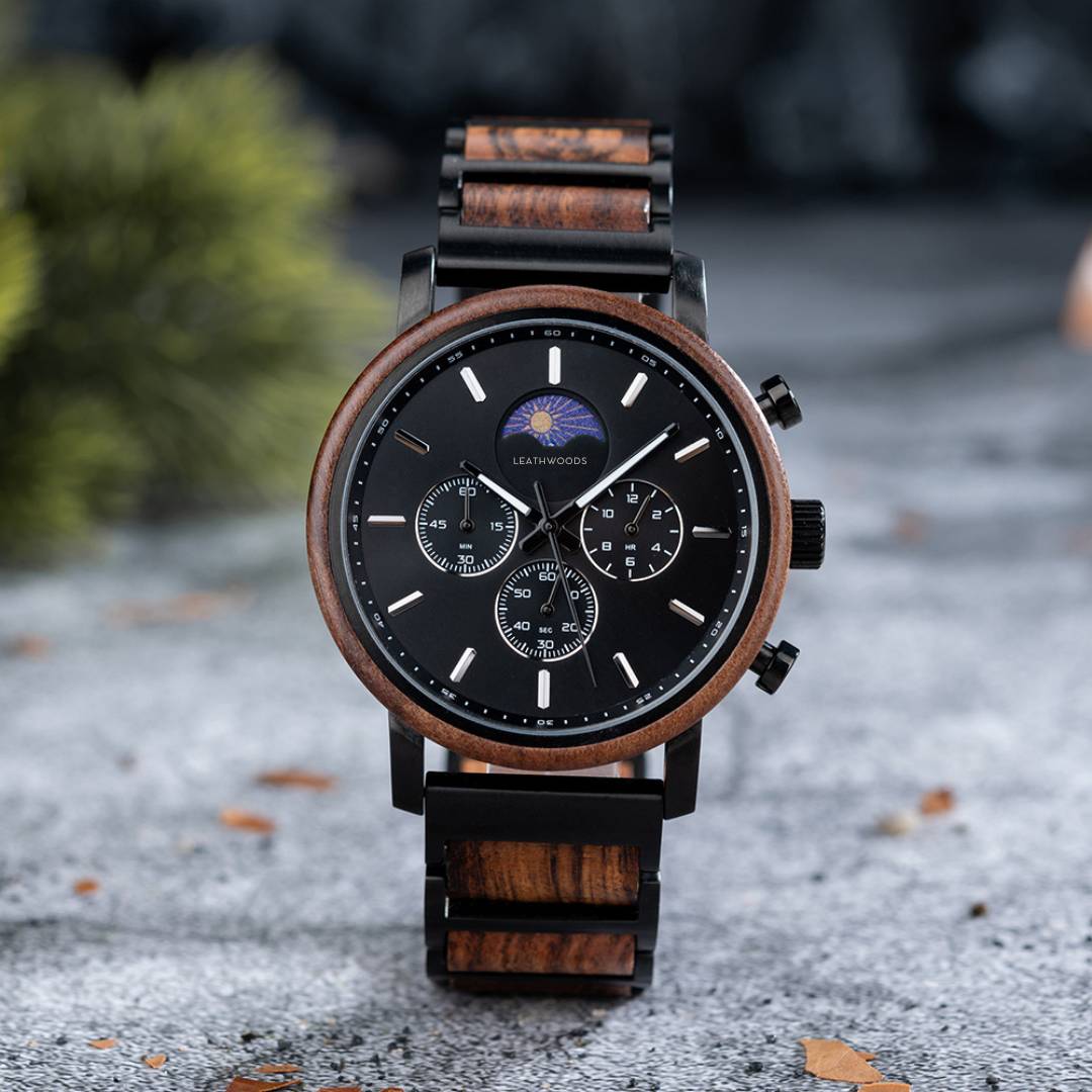 Moonphase - Wooden Watch
