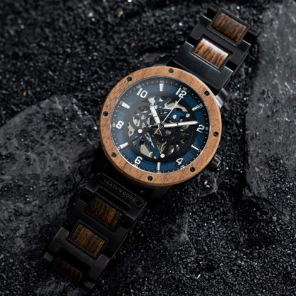 Skeleton X - Wooden Watch