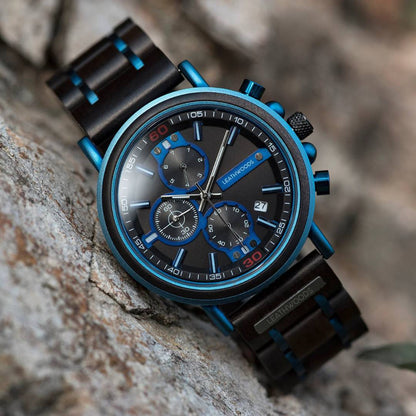 Azure - Wooden Watch