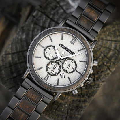 Gray Hawk - Wooden Watch