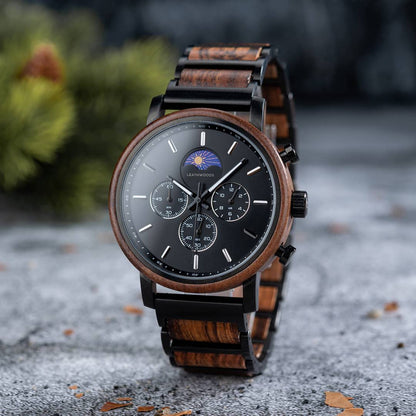 Moonphase - Wooden Watch