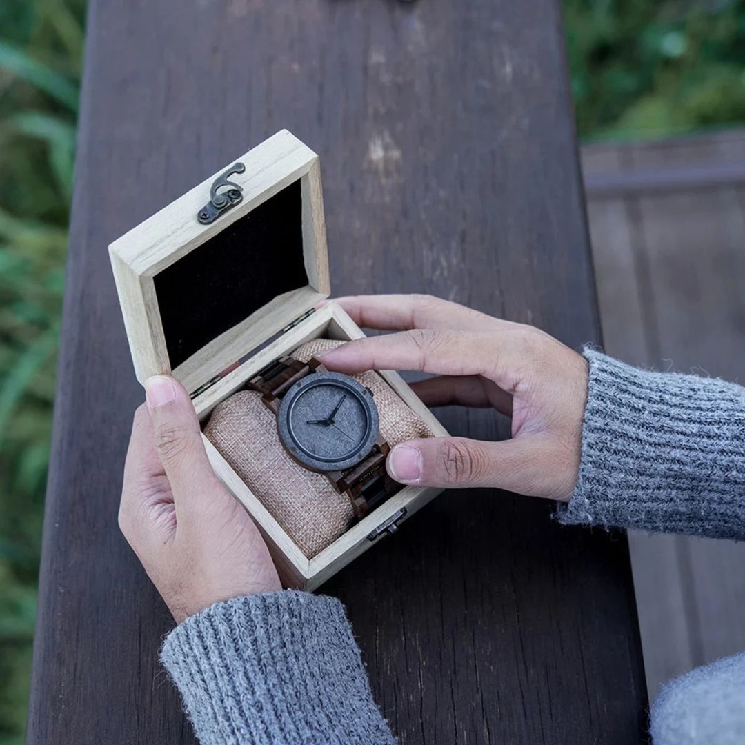 Rock - Wooden Watch