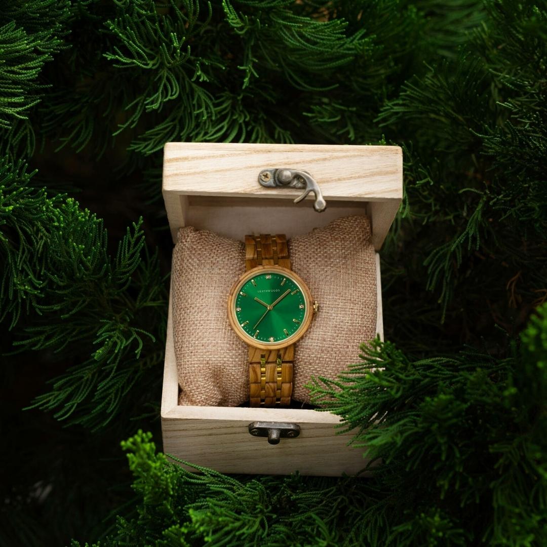 Fern - Wooden Watch - LEATHWOODS