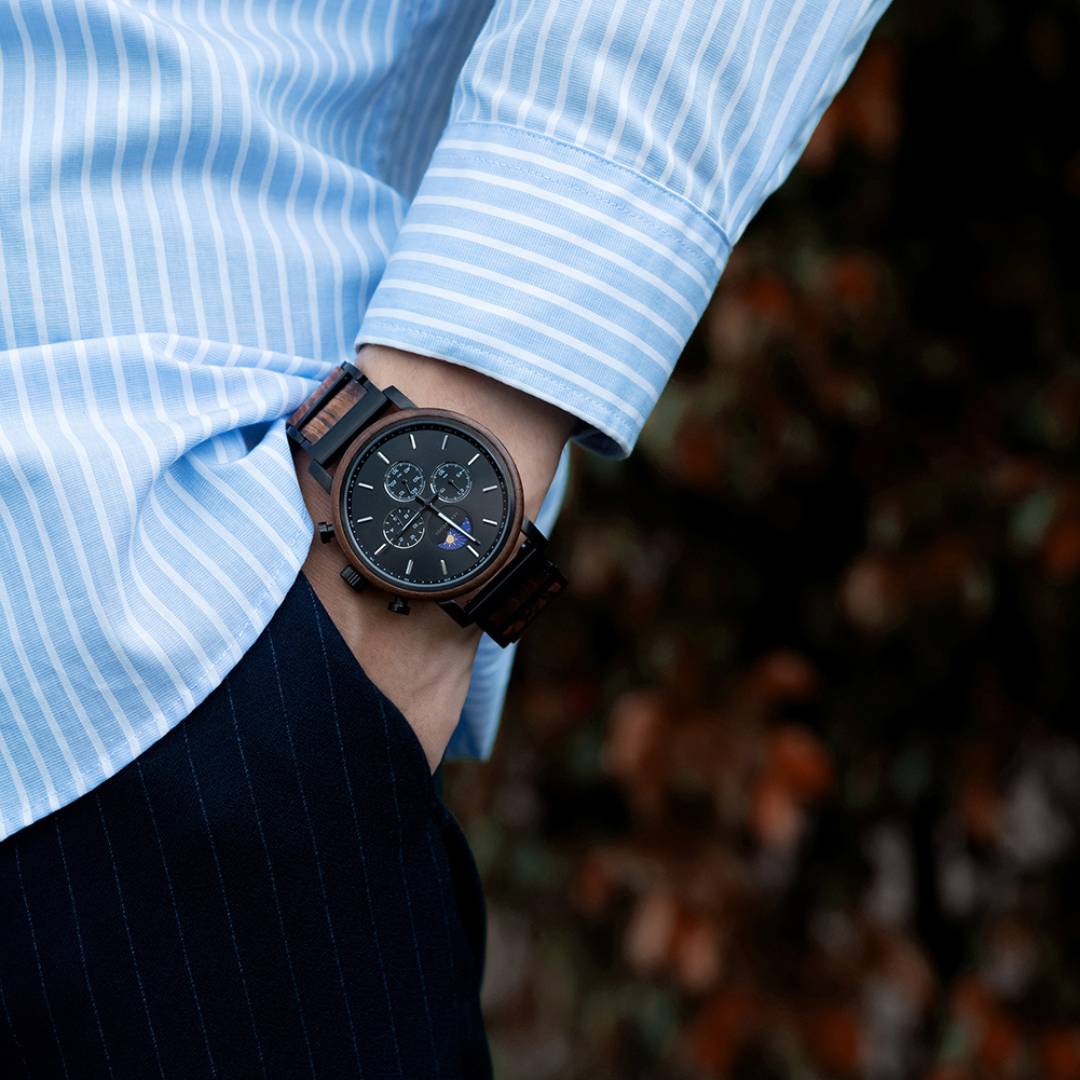 Moonphase - Wooden Watch
