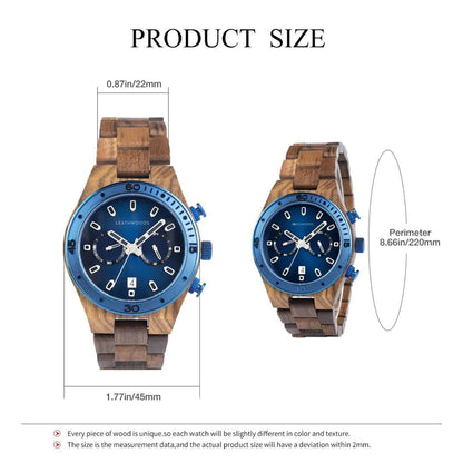 Sapphire - Wooden Watch