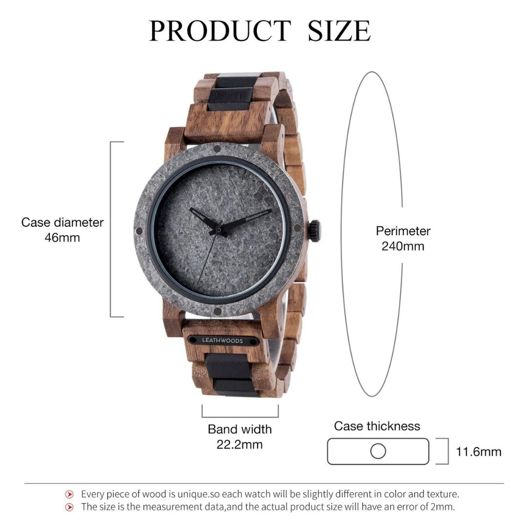 Rock - Wooden Watch