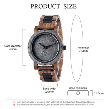Rock - Wooden Watch