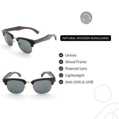 Walnut - Wooden Sunglasses